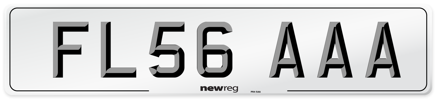 FL56 AAA Number Plate from New Reg